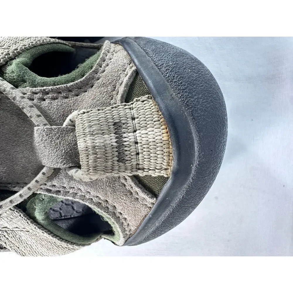 Keen Newport H2 Men's 8 Suede Beige & Green Water Shoes Outdoor Hiking Neutral